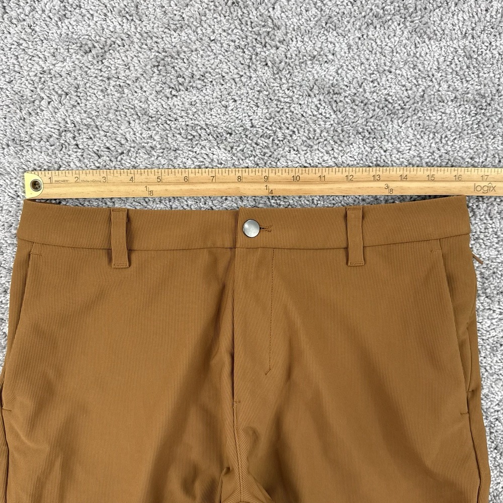 Lululemon Commission Classic Fit Short Cord Men's 33 Copper Brown Stretch M7AUHS - Picture 3 of 8